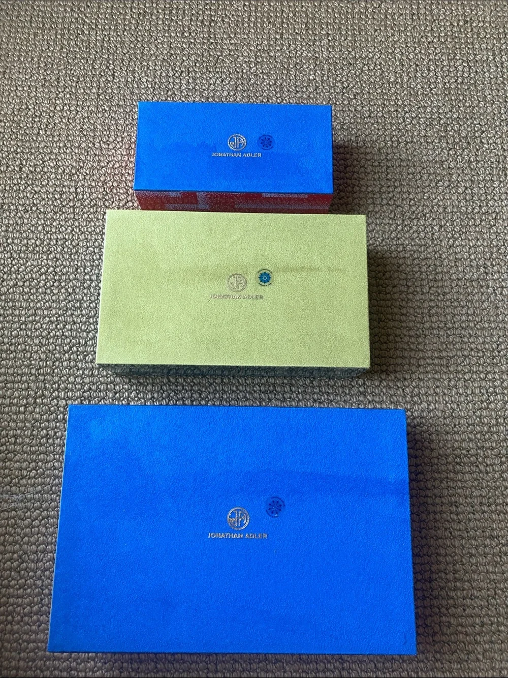 Jonathan Adler Vapor Laquer stacking boxes NWT